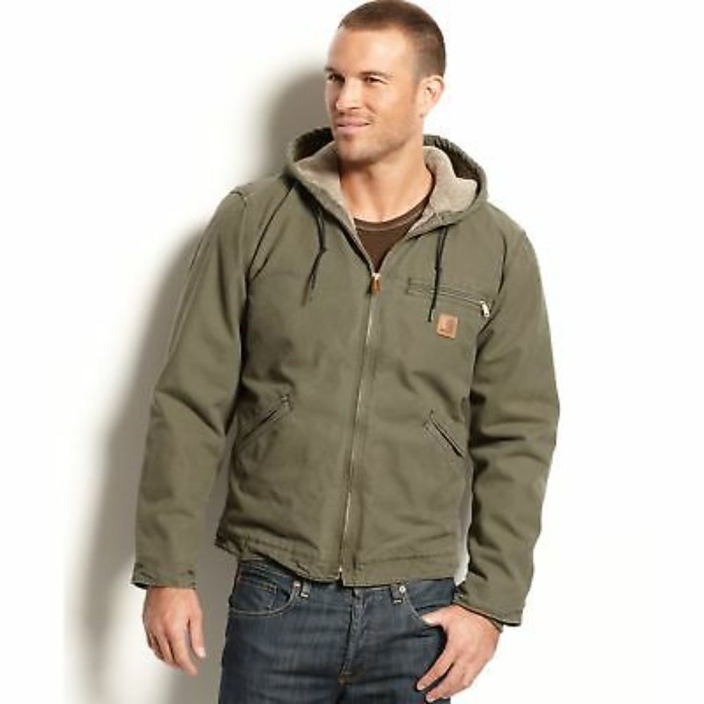 Carhartt J141 Sierra Sandstone Sherpa Jacket Men S
